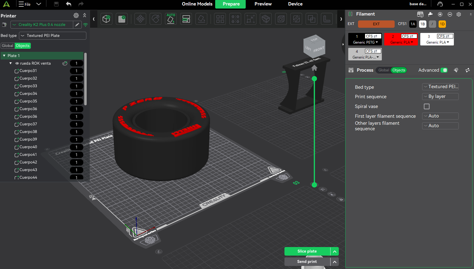 Equipo de impresión 3D Creality